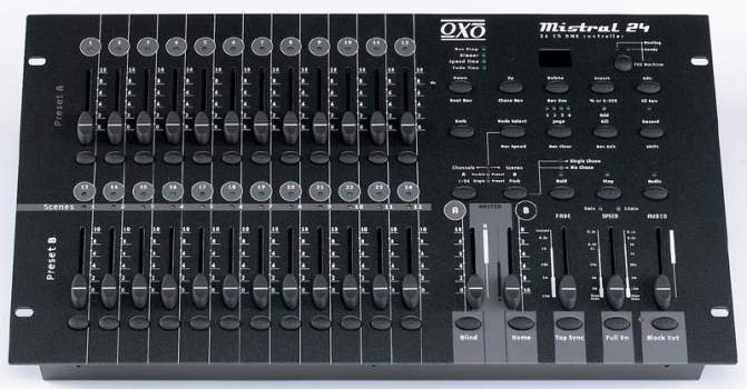 Console OXO DMX 24 canaux